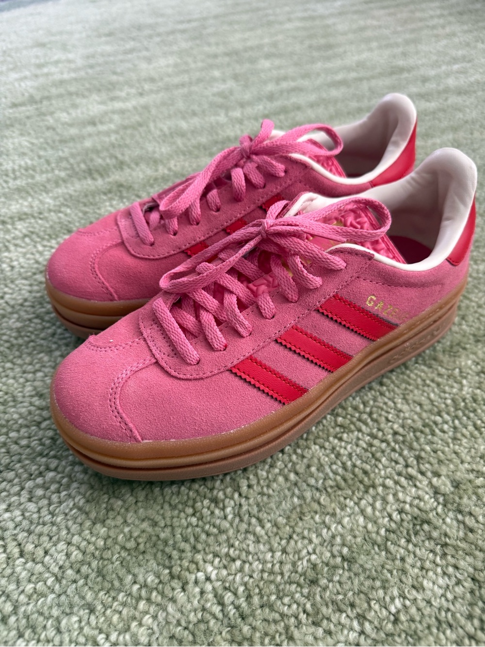 Adidas Gazelle Bold 37.5 (fits like a 7)